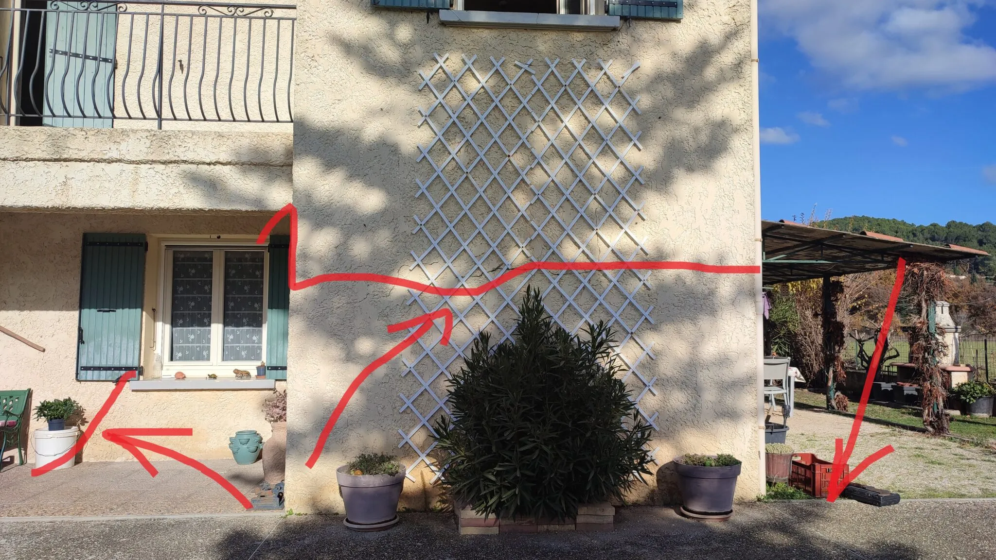 Expertise fissure oblique structurelle angle garage maison neuve haute Soane