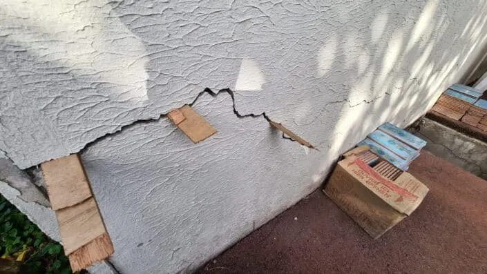 réparation de fissure structurelle nécessitant des reprises en sous œuvre